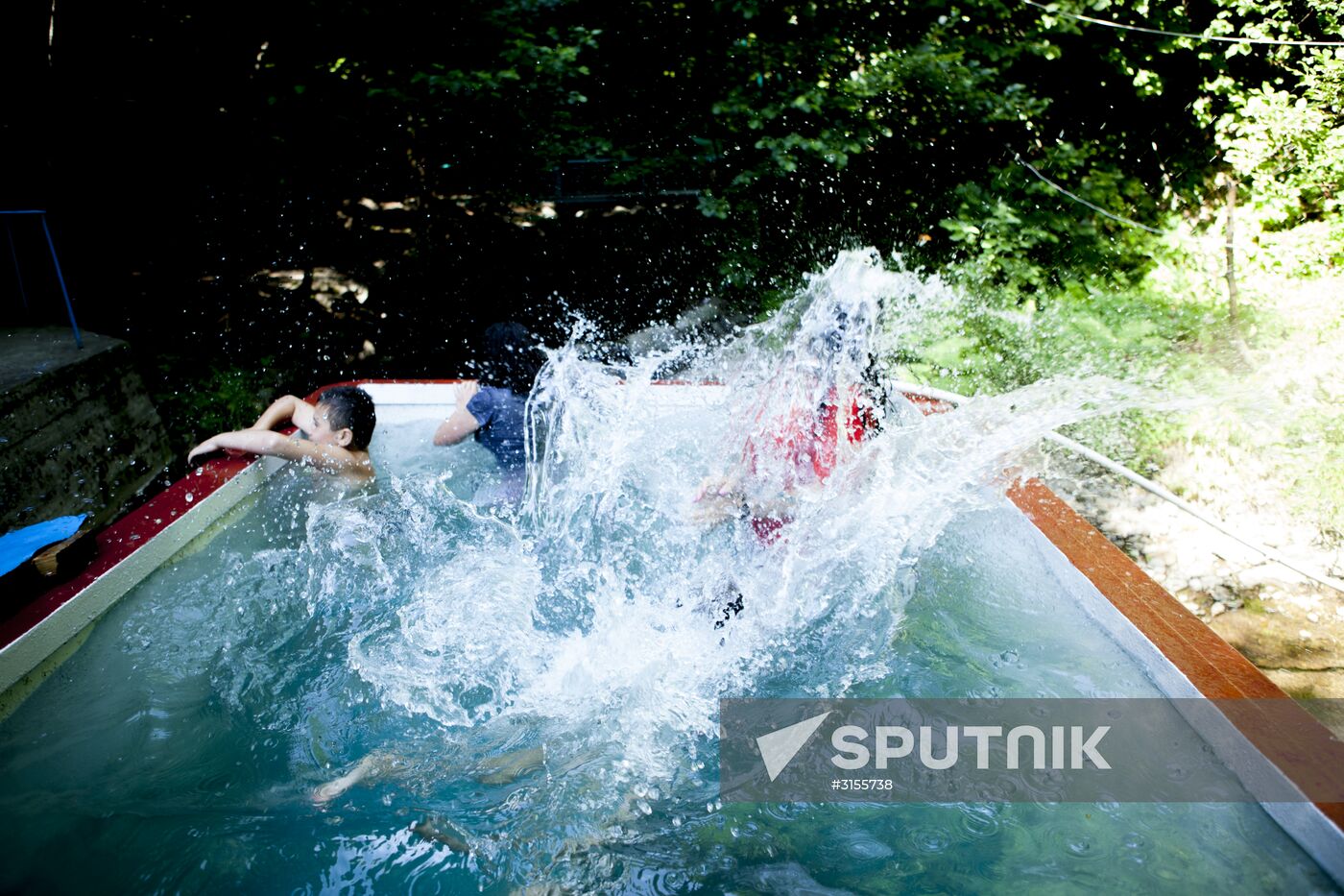 Nagutni mountain climatic and health resort in South Ossetia