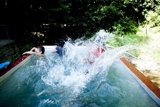 Nagutni mountain climatic and health resort in South Ossetia
