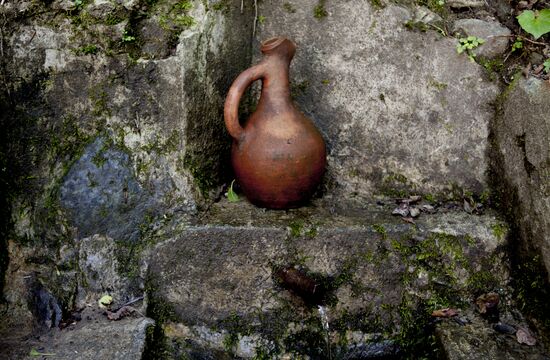 Nagutni mountain climatic and health resort in South Ossetia
