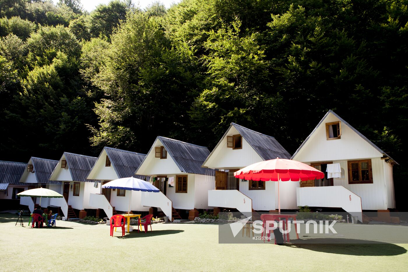 Nagutni mountain climatic and health resort in South Ossetia