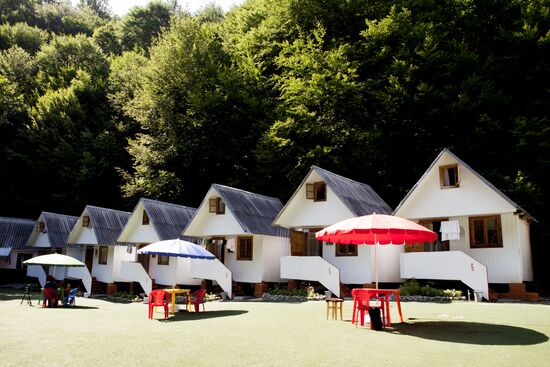 Nagutni mountain climatic and health resort in South Ossetia