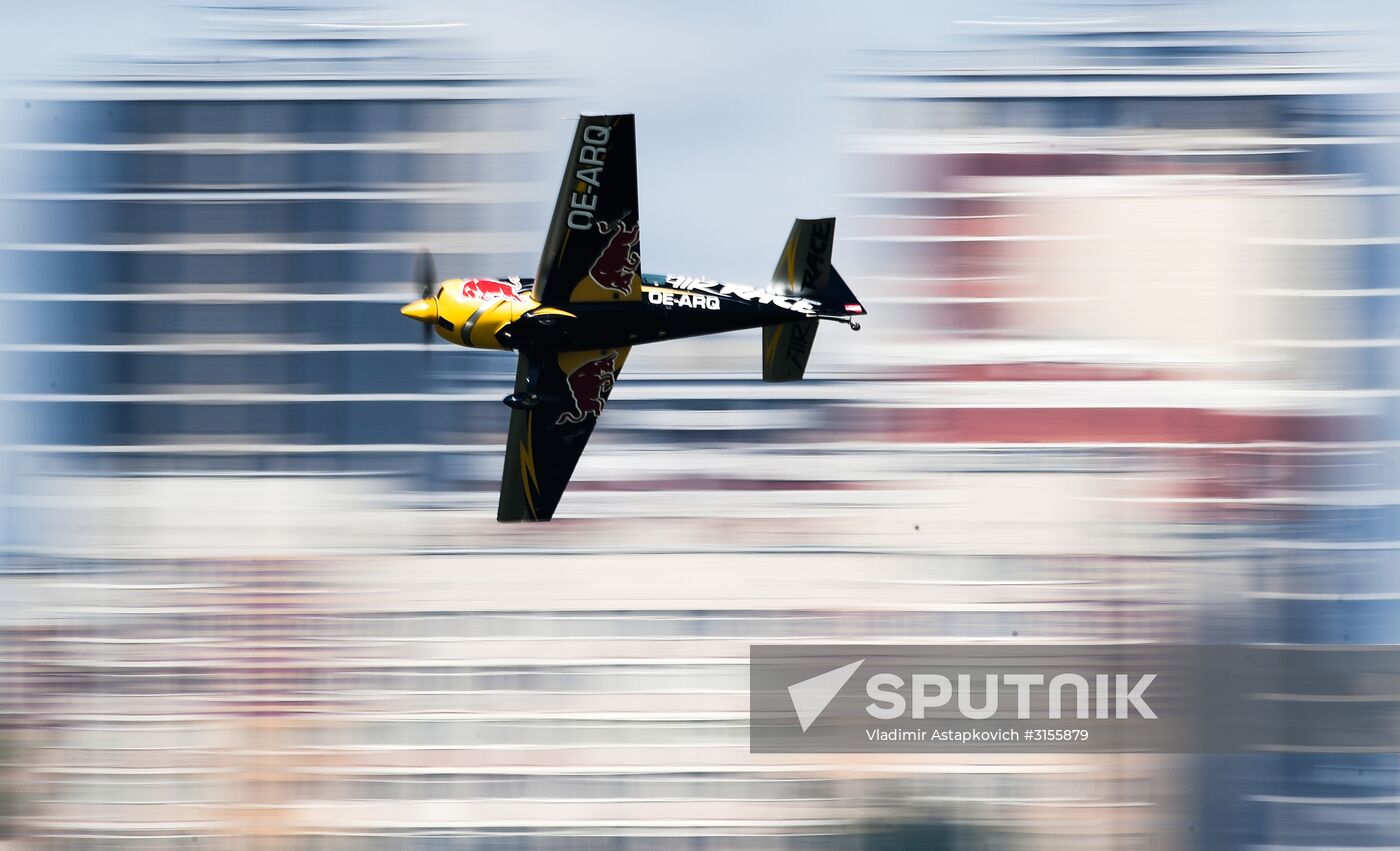 Preparation for 2017 Red Bull Air Race stage in Kazan