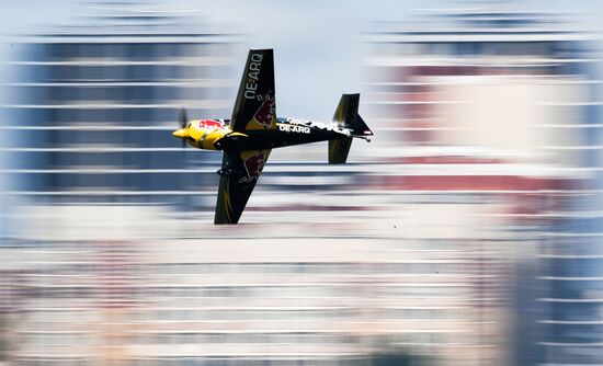 Preparation for 2017 Red Bull Air Race stage in Kazan
