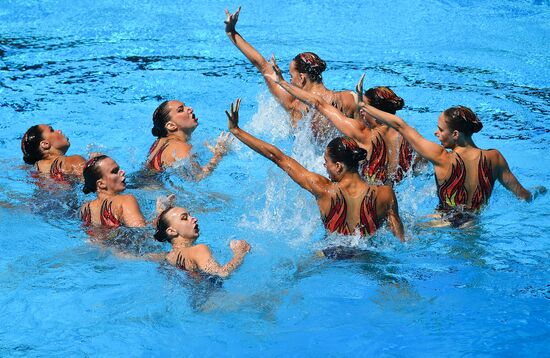 17th FINA World Championships. Synchronized swimming. Women's team free final