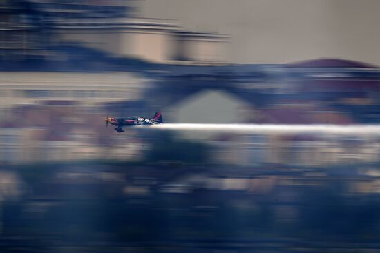 Preparing for Red Bull Air Race stage in Kazan