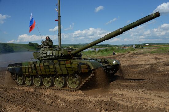 Military exercise in Primorye Territory