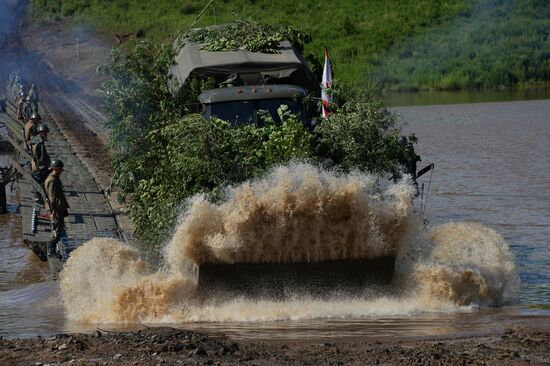 Military exercise in Primorye Territory