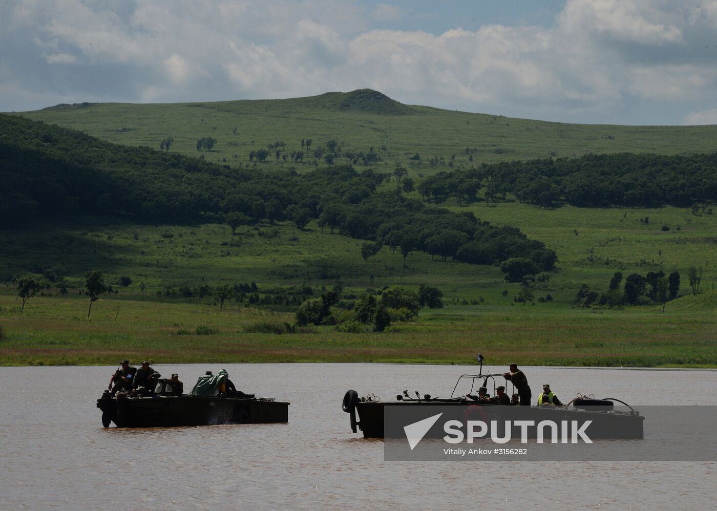 Military exercise in Primorye Territory