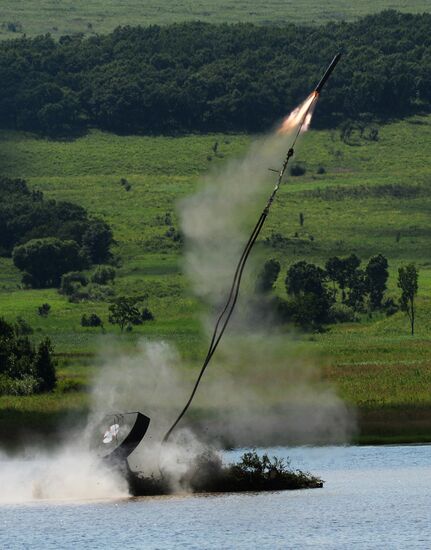 Military exercise in Primorye Territory