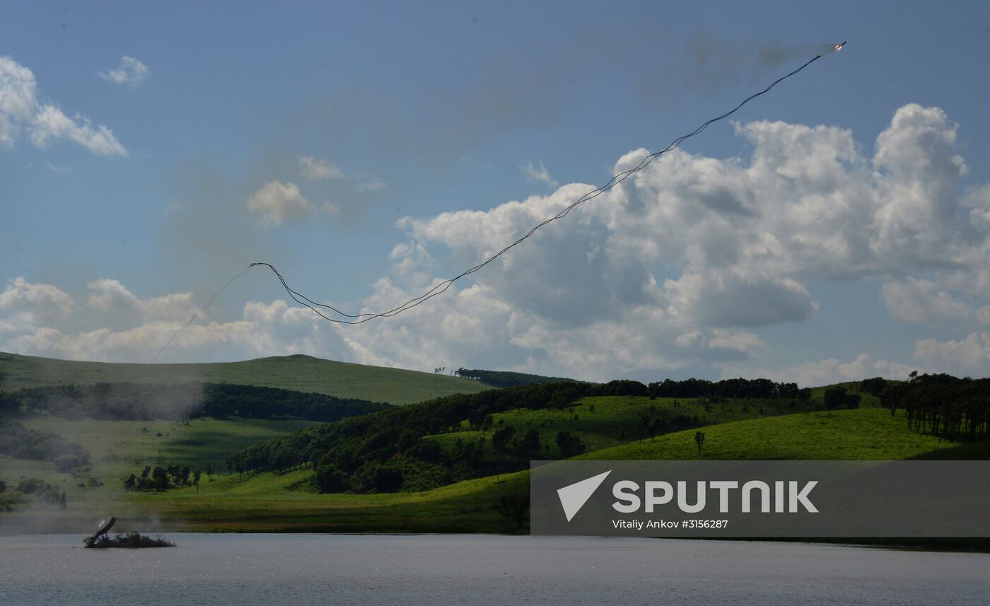 Military exercise in Primorye Territory