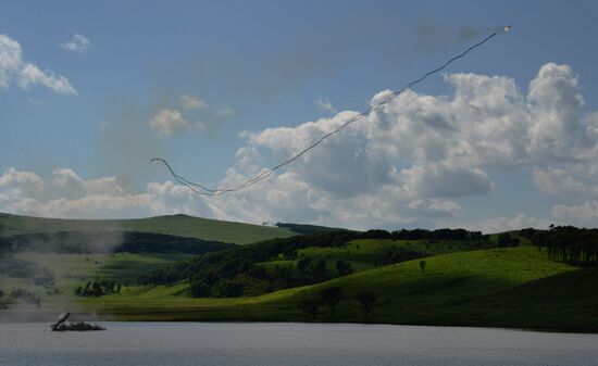 Military exercise in Primorye Territory