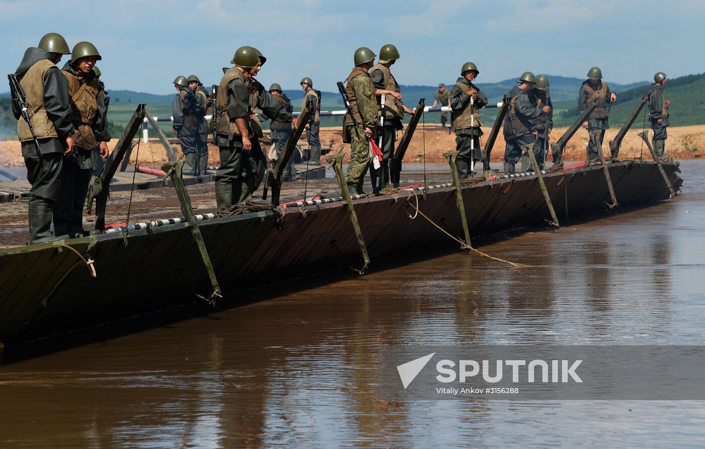 Military exercise in Primorye Territory