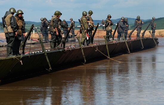 Military exercise in Primorye Territory