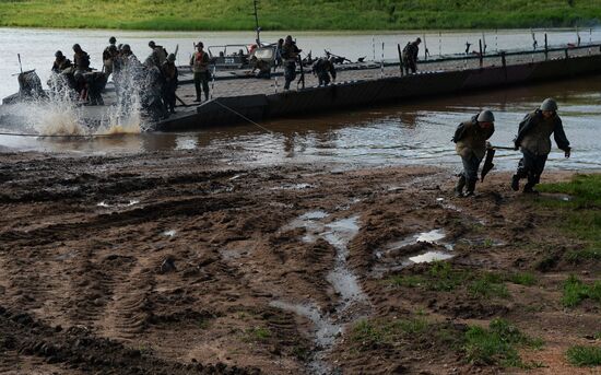 Military exercise in Primorye Territory