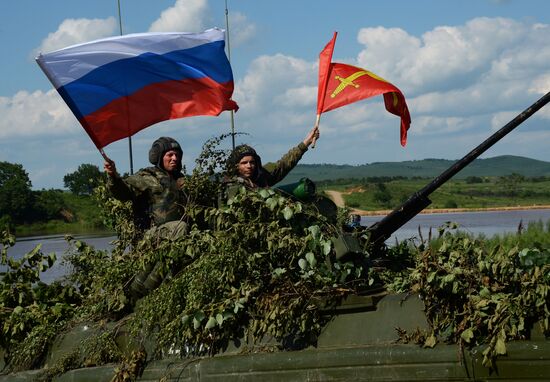 Military exercise in Primorye Territory