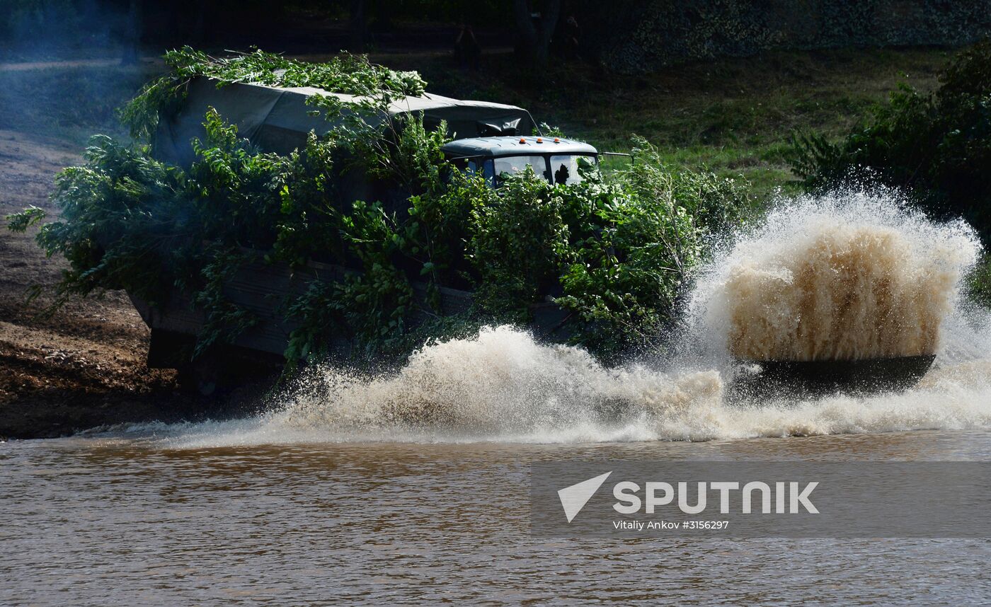 Military exercise in Primorye Territory