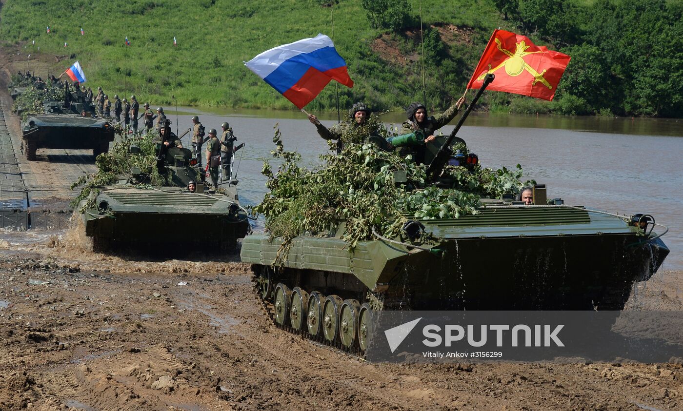Military exercise in Primorye Territory