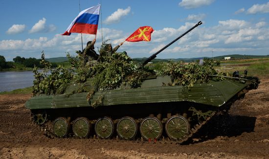 Military exercise in Primorye Territory