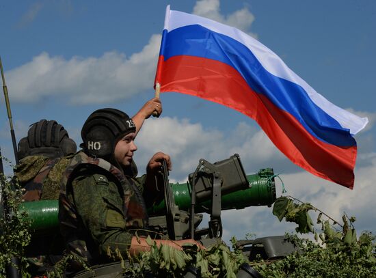 Military exercise in Primorye Territory
