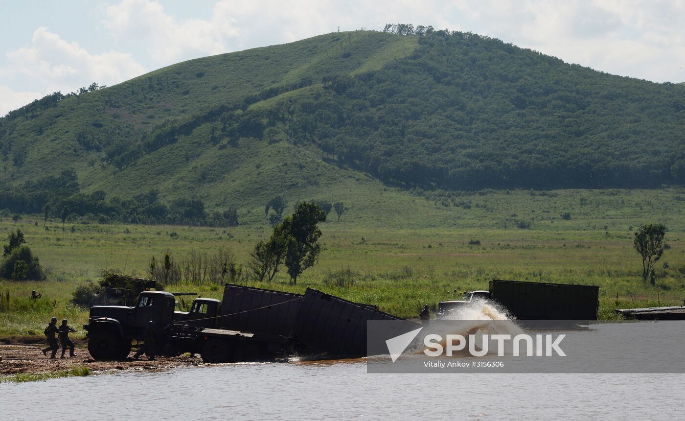 Military exercise in Primorye Territory