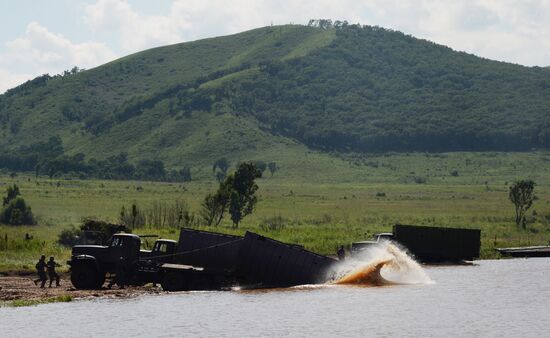 Military exercise in Primorye Territory