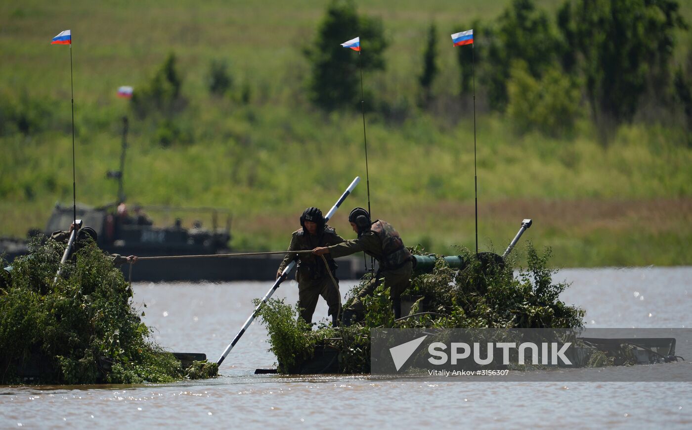 Military exercise in Primorye Territory