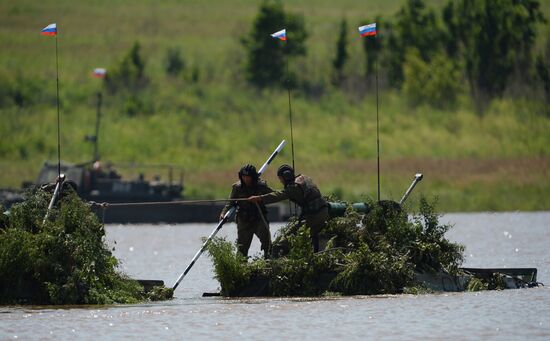 Military exercise in Primorye Territory