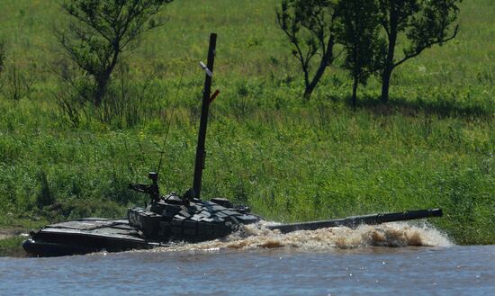 Military exercise in Primorye Territory