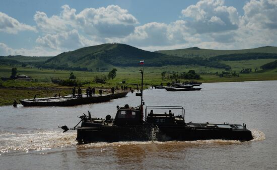 Military exercise in Primorye Territory