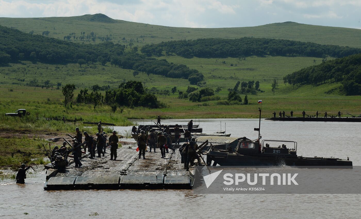 Military exercise in Primorye Territory