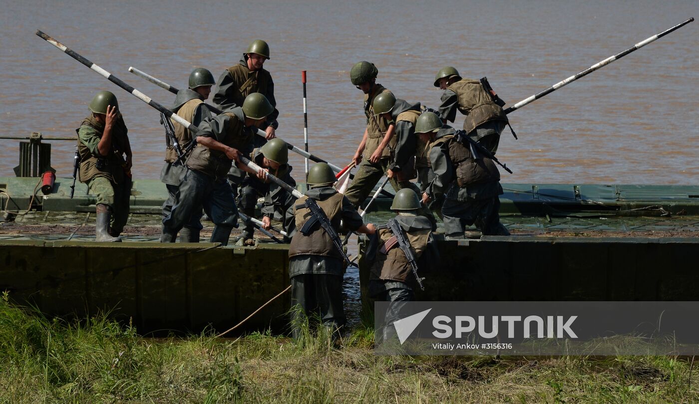 Military exercise in Primorye Territory