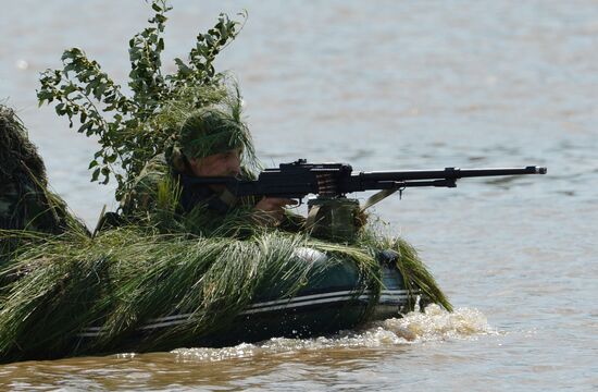 Military exercise in Primorye Territory