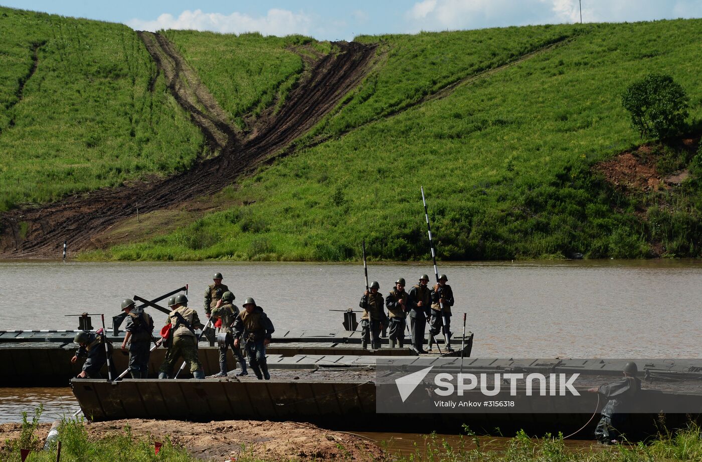 Military exercise in Primorye Territory