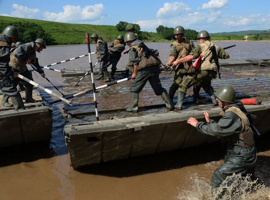 Military exercise in Primorye Territory