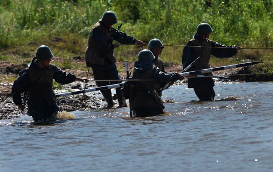 Military exercise in Primorye Territory