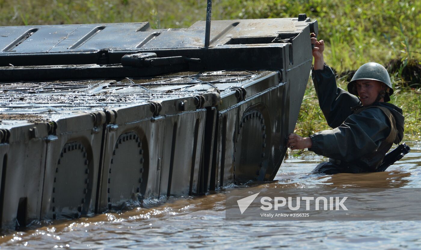 Military exercise in Primorye Territory