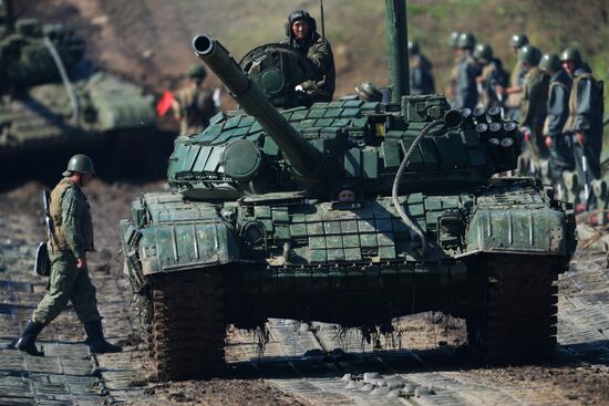 Military exercise in Primorye Territory