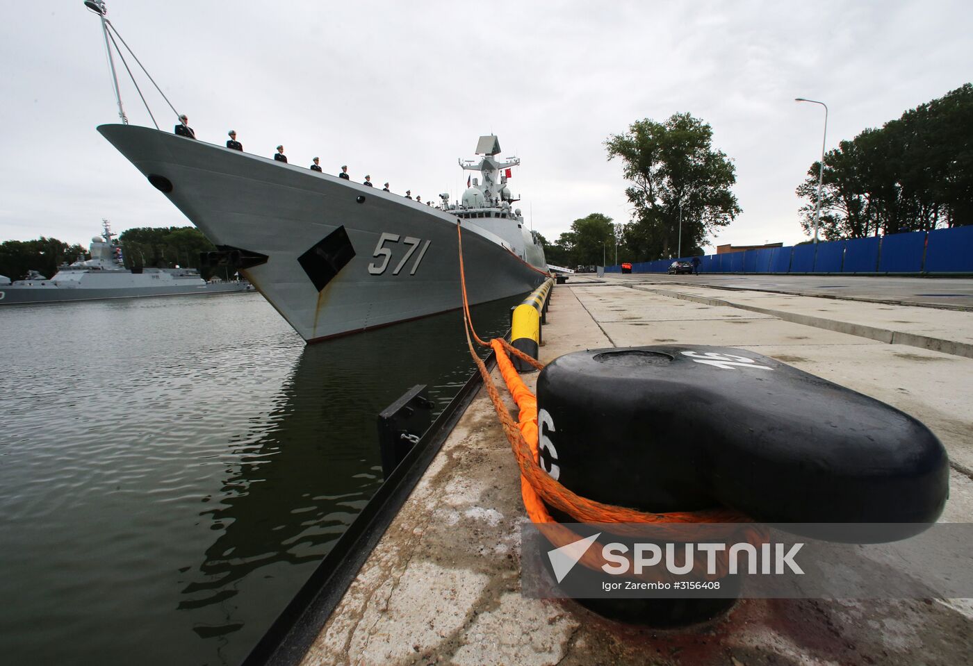 Three Chinese Navy ships arrive in Baltiysk