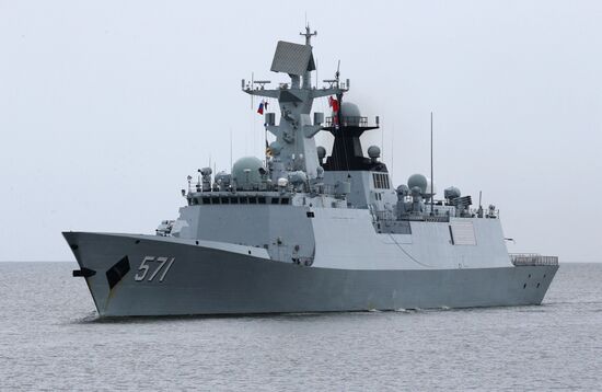 Three Chinese Navy ships arrive in Baltiysk