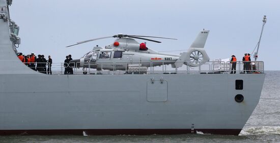 Three Chinese Navy ships arrive in Baltiysk