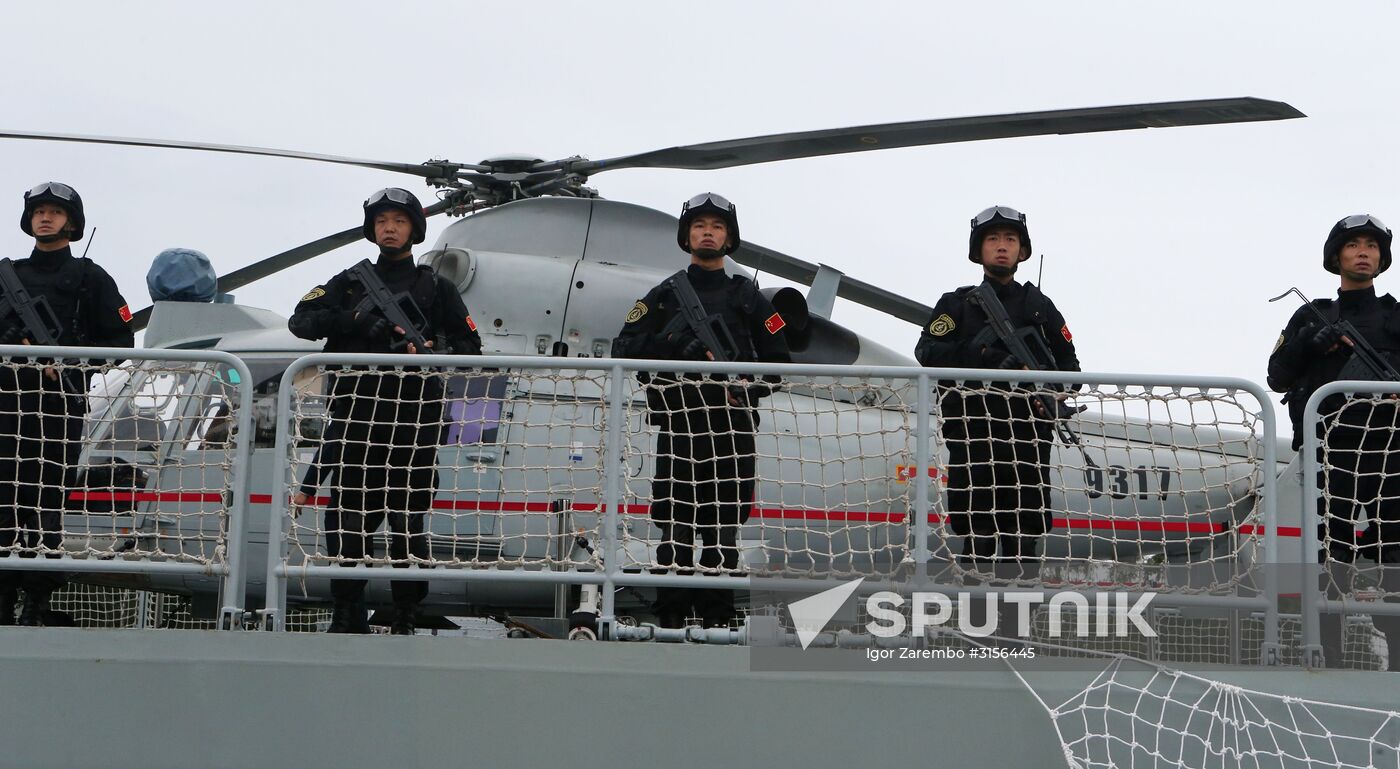 Three Chinese Navy ships arrive in Baltiysk