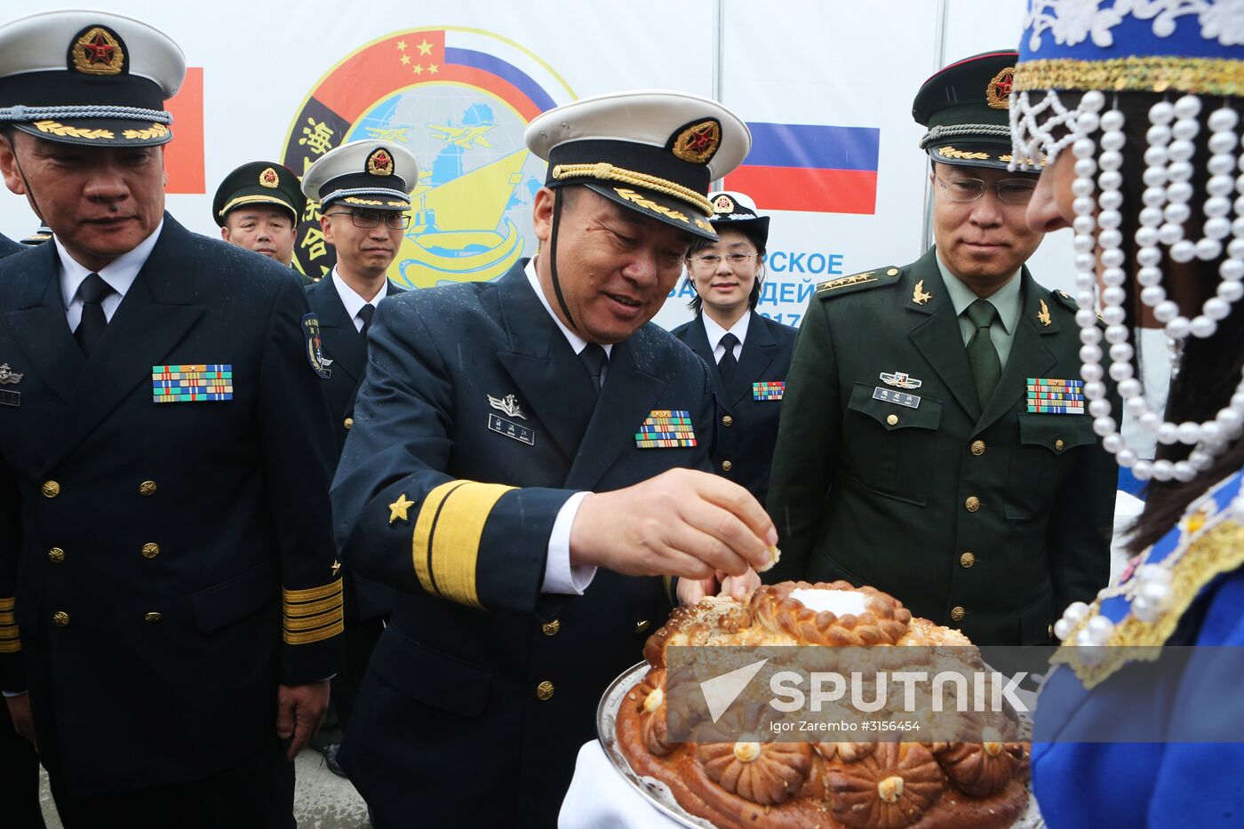 Three Chinese Navy ships arrive in Baltiysk