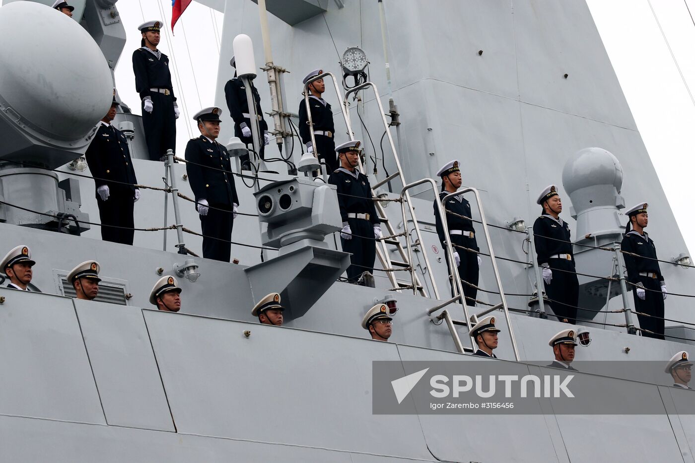 Three Chinese Navy ships arrive in Baltiysk