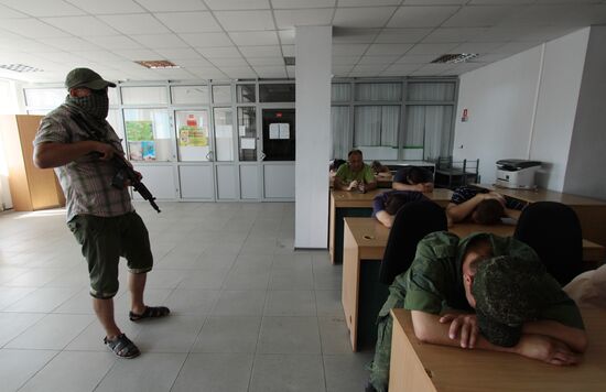 Anti-terrorist exercise in Lugansk