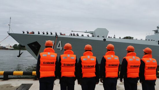 Three Chinese Navy ships arrive in Baltiysk