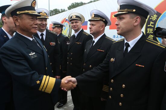Three Chinese Navy ships arrive in Baltiysk