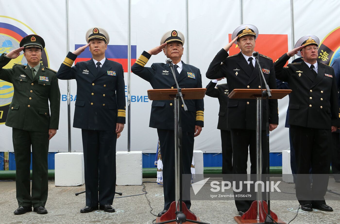 Three Chinese Navy ships arrive in Baltiysk