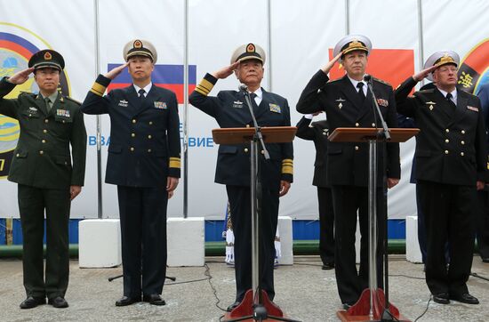 Three Chinese Navy ships arrive in Baltiysk