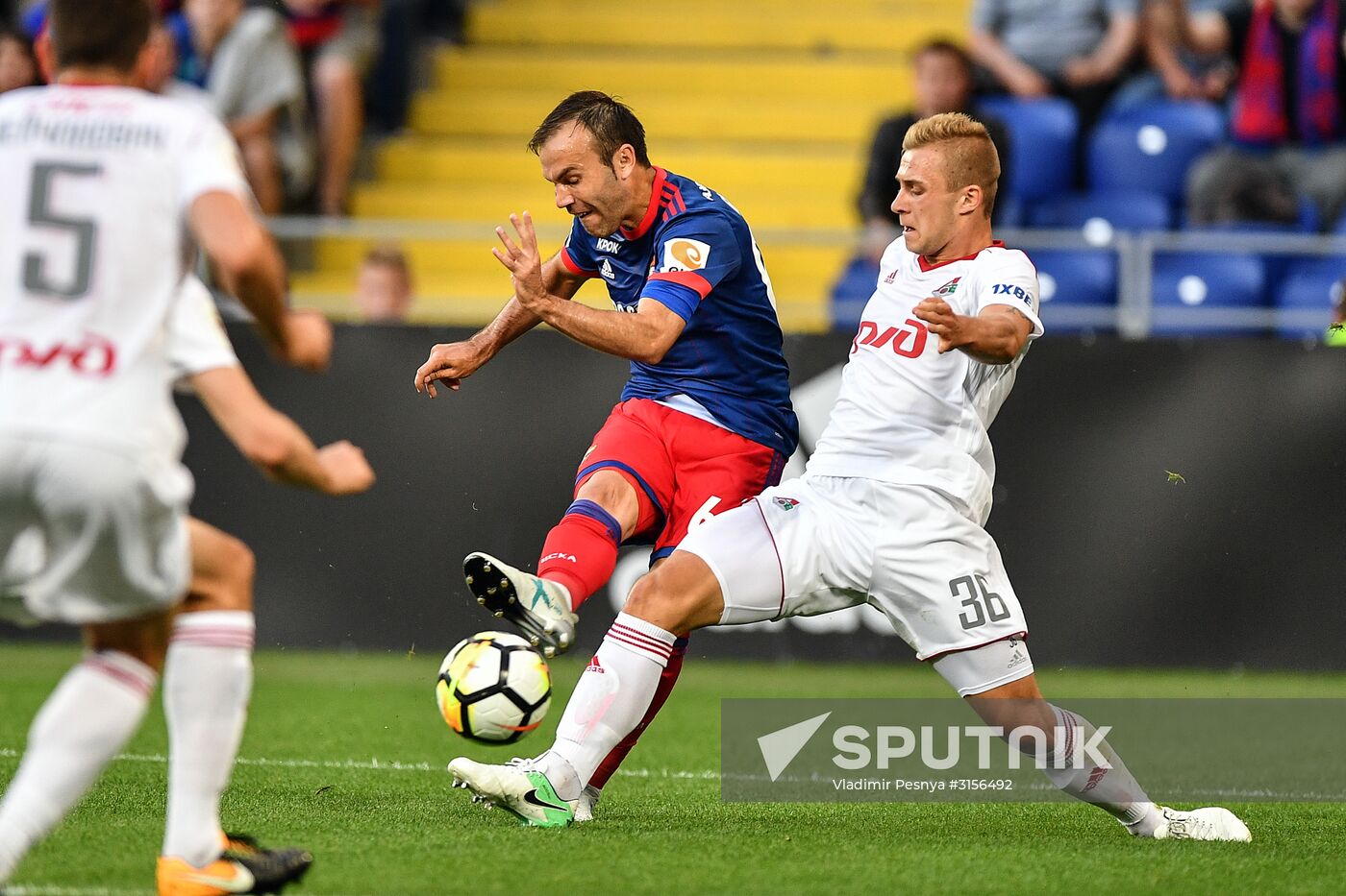 Russian Football Premier League. CSKA vs. Lokomotiv