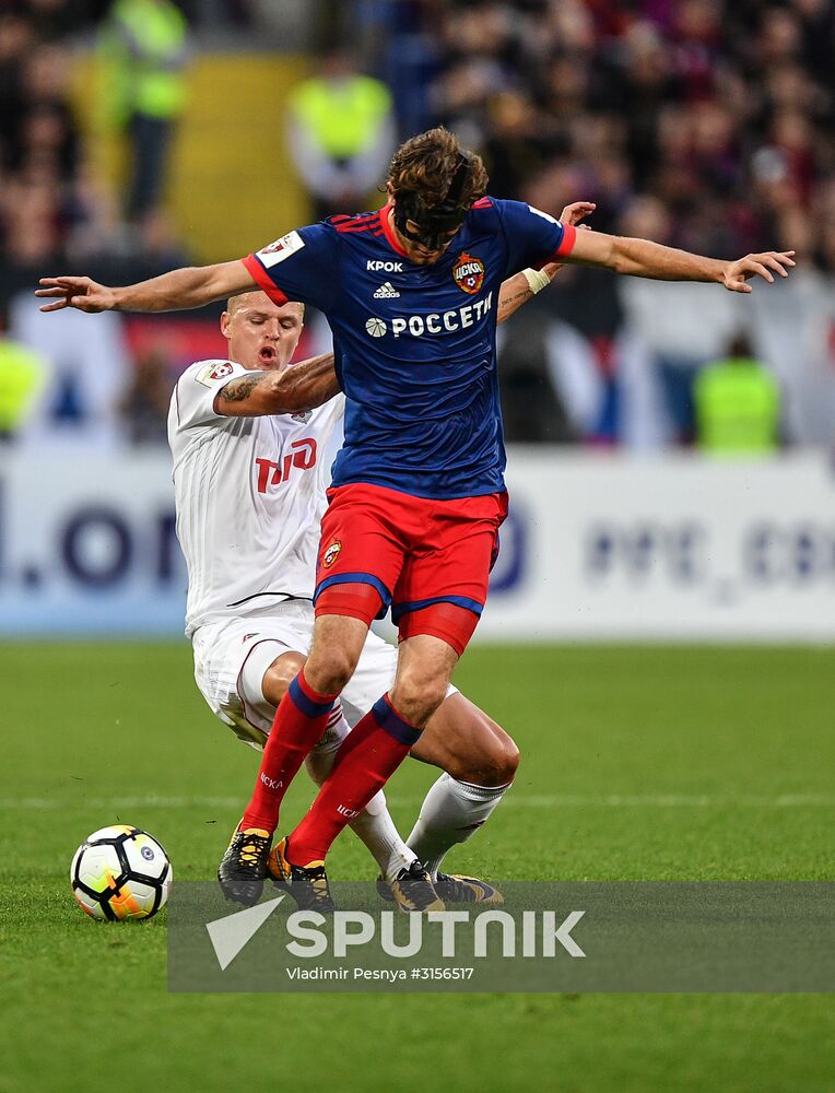 Russian Football Premier League. CSKA vs. Lokomotiv